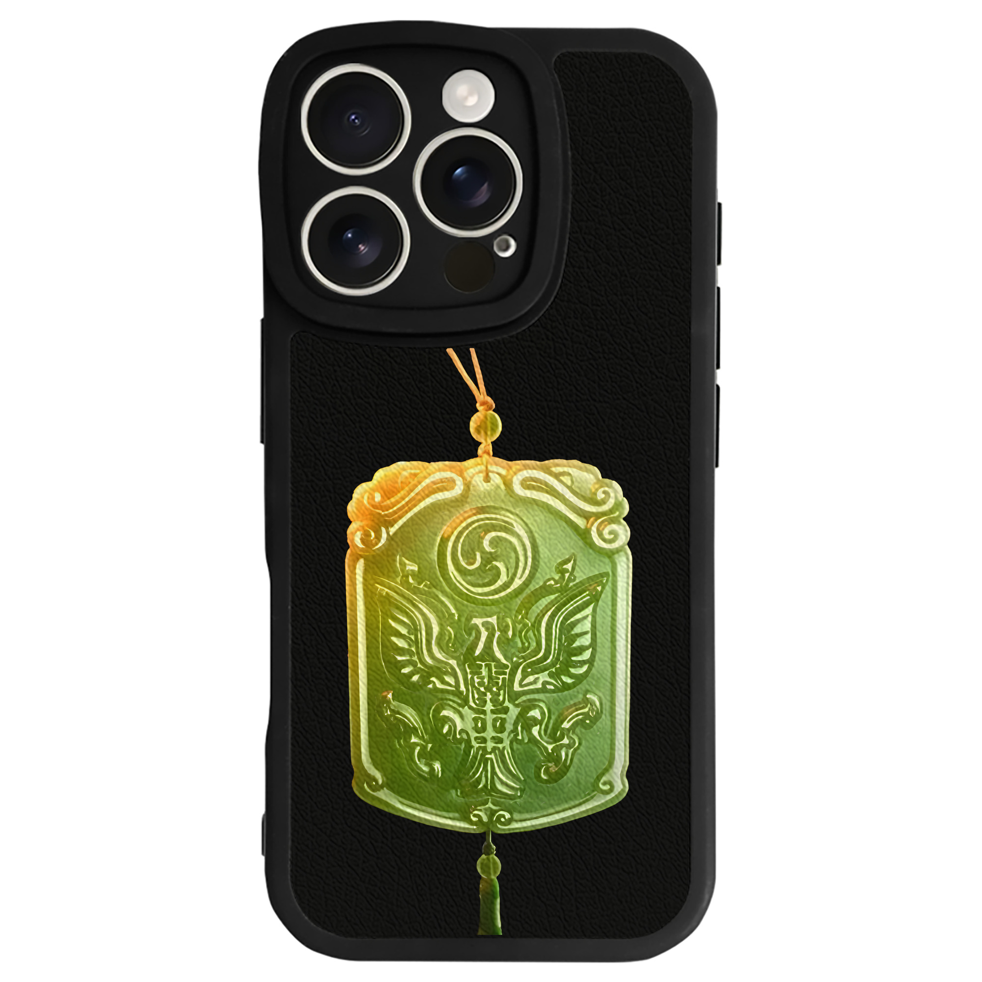 （画像用） Ne Zha 2 ナタ 魔童の大暴れ 【iPhone 16シリーズ対応】シリコンスマホケース（レザー調） 材質：シリコン